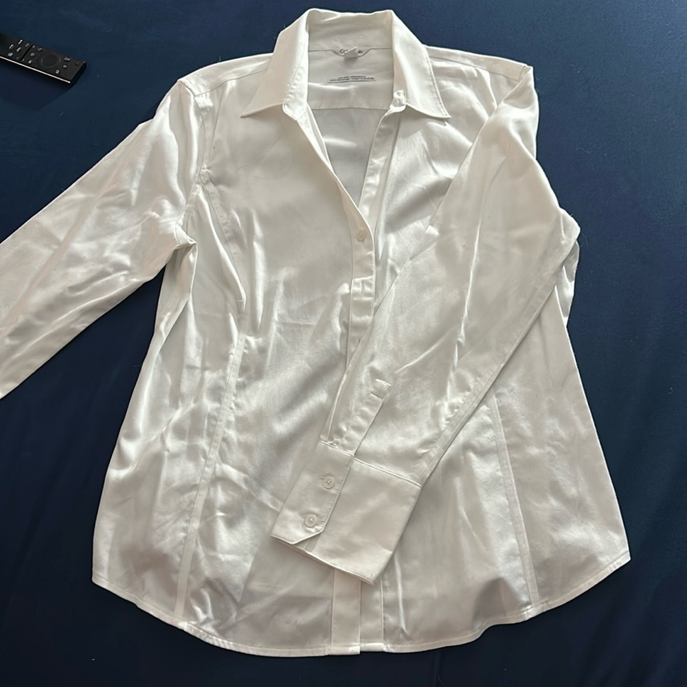 White Calvin Klein shirt